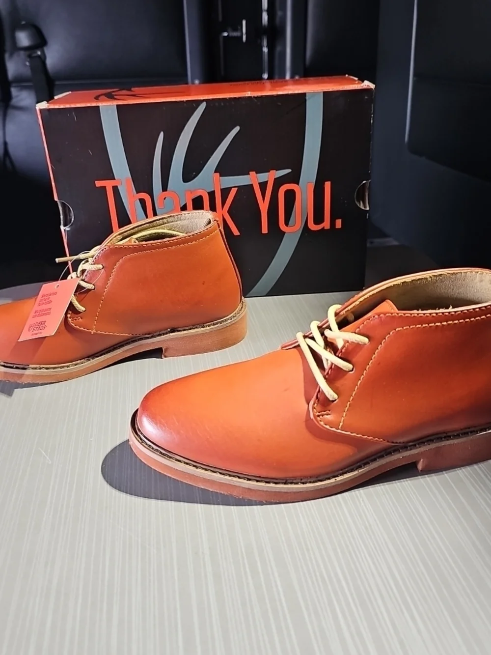 Deer Stags Boys Ballard Luggage HTEC Chukka Dress Boots Boys 1M NEW In Box